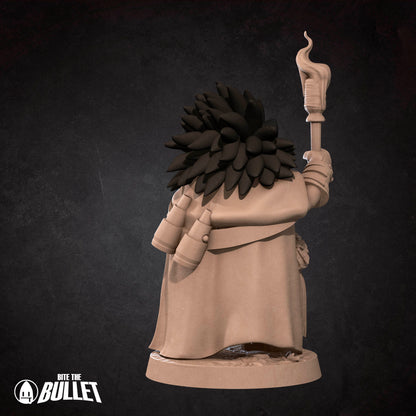 Bullet Town Forest Village, Hedgehogfolk Guard | D&D Pathfinder TTRPG Miniature | Bite the Bullet