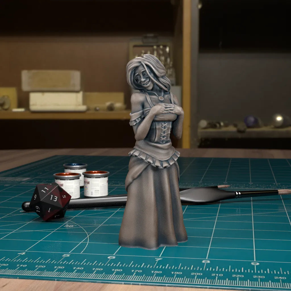 CoS Helga Ruvak | D&D TTRPG Mini | TytanTroll Miniatures