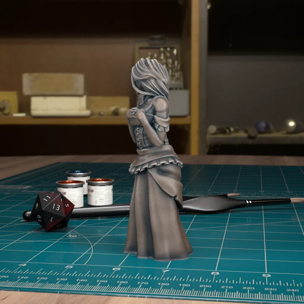CoS Helga Ruvak | D&D TTRPG Mini | TytanTroll Miniatures