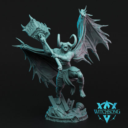 The Hellforged Warband | Tabletop Gaming Mini or Bust | D&D TTRPG Monster Miniature Statue | Witchsong Miniatures