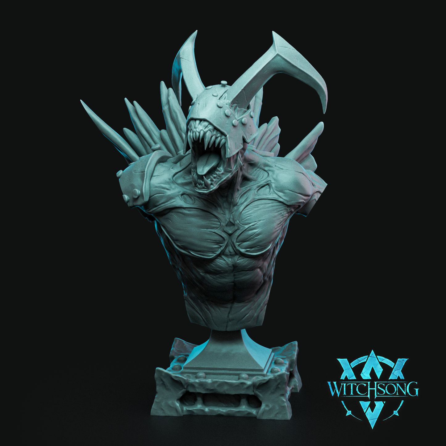 The Hellforged Warband | Tabletop Gaming Mini or Bust | D&D TTRPG Monster Miniature Statue | Witchsong Miniatures