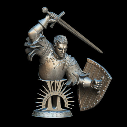 Warrior Henry Bust | Resin Garage Kit | Volition Miniatures