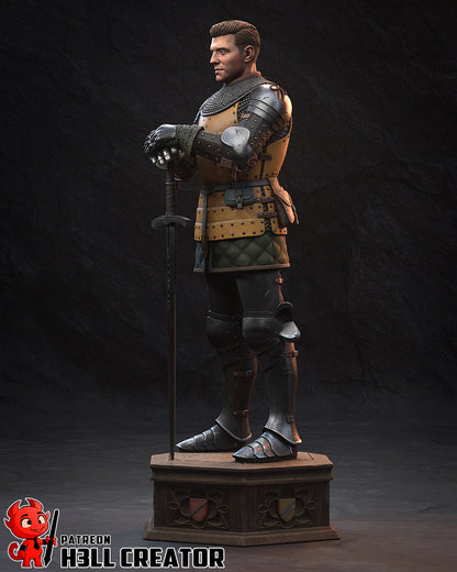 1:10 Man-at-Arms | Resin Garage Kit Figure Game Fan Art | h3LL creator