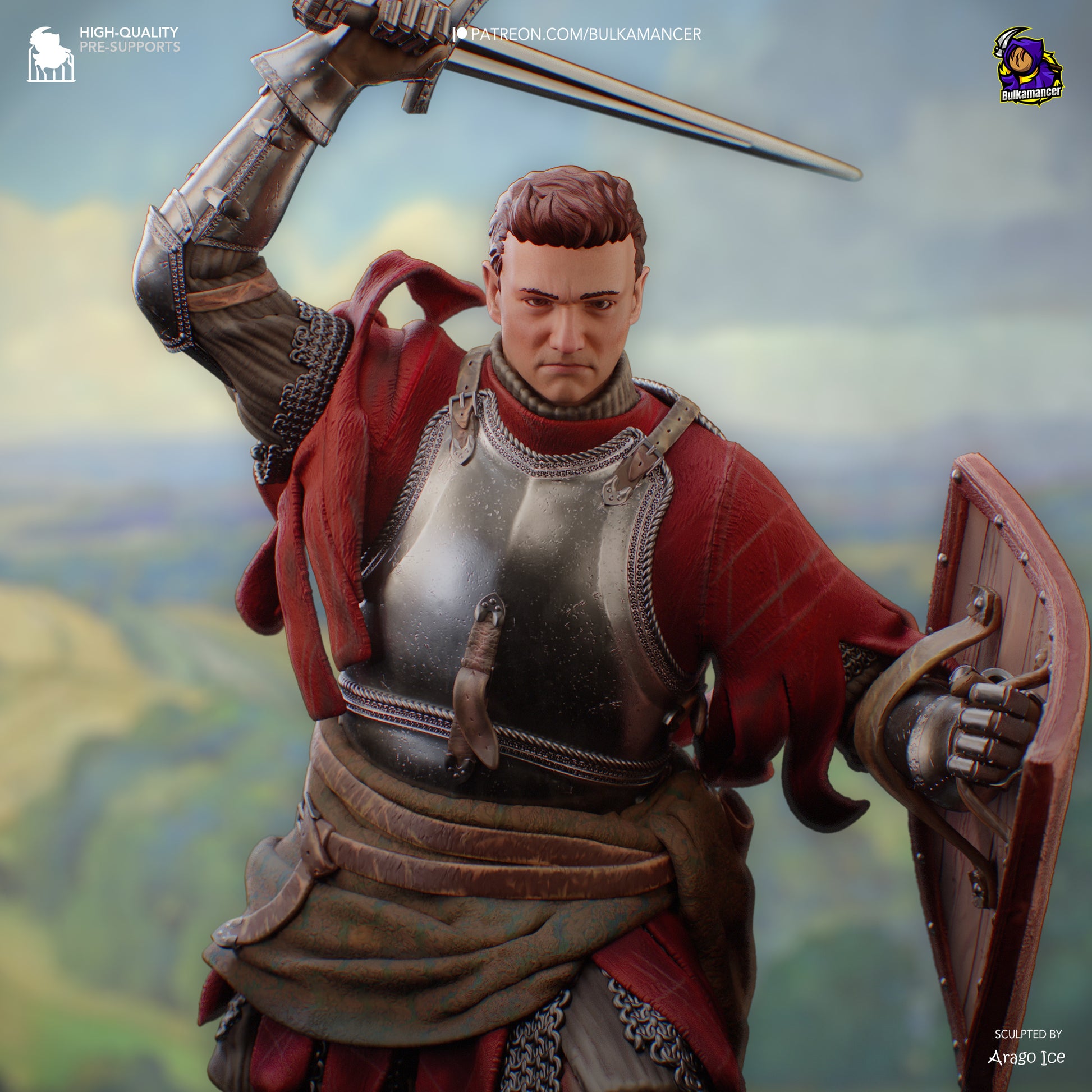Local Hero | Resin Garage Kit Figure Game Fan Art | Bulkamancer Sculpts
