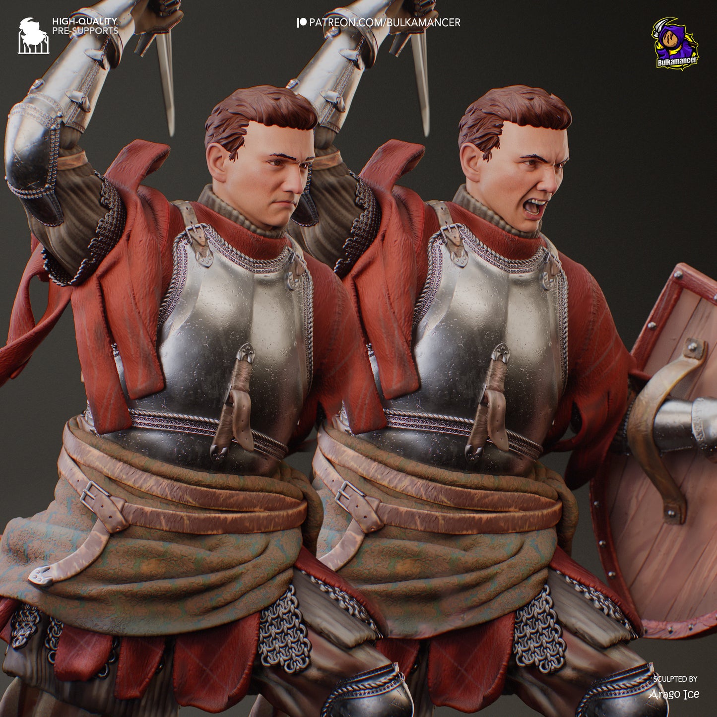 Local Hero | Resin Garage Kit Figure Game Fan Art | Bulkamancer Sculpts
