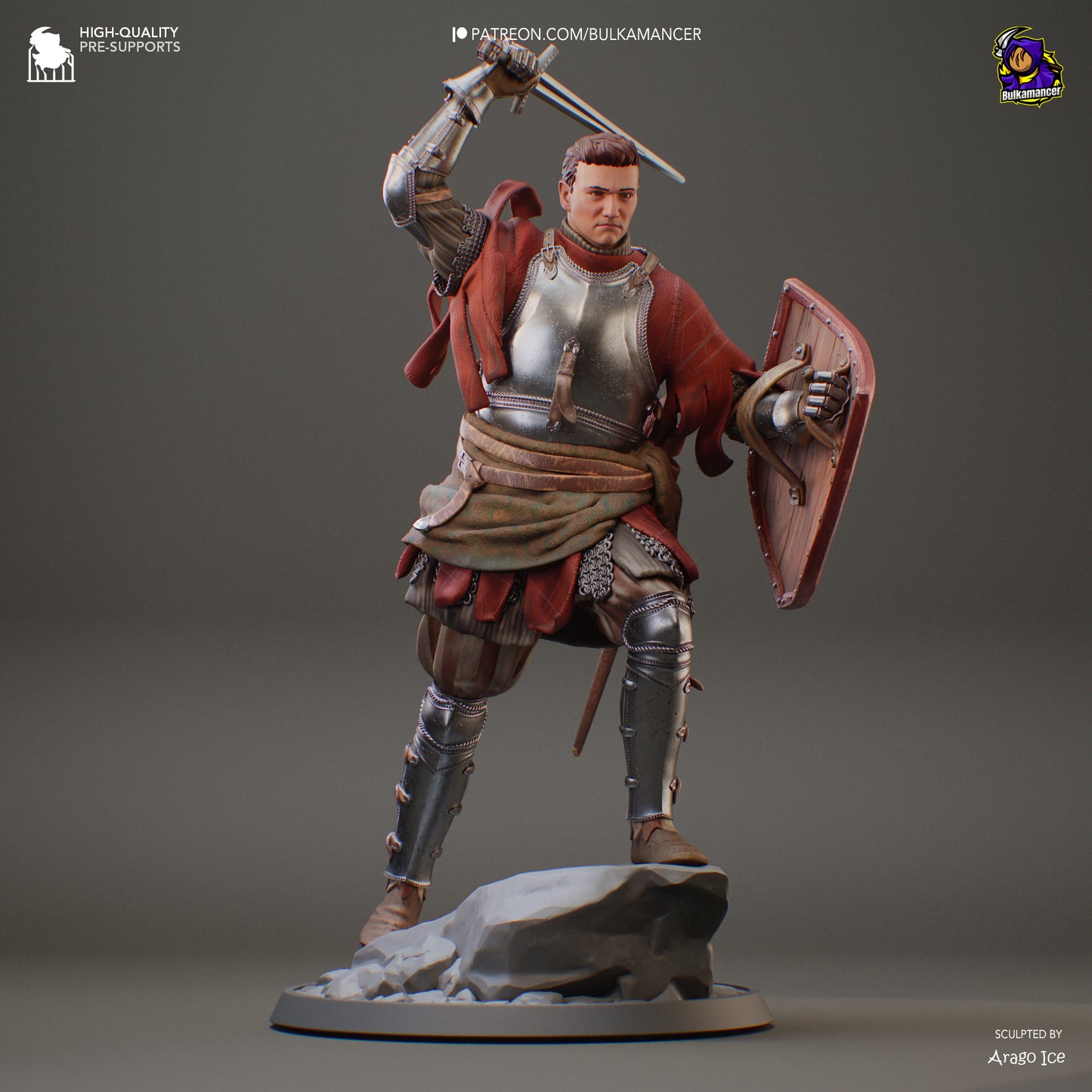 Local Hero | Resin Garage Kit Figure Game Fan Art | Bulkamancer Sculpts