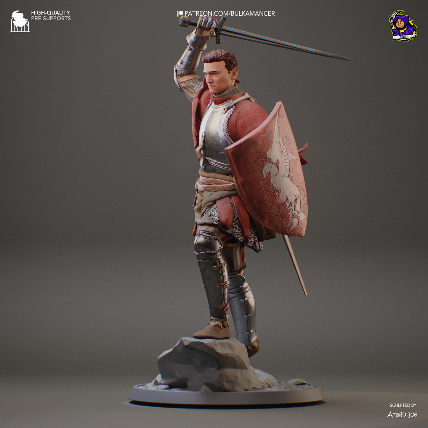 Local Hero | Resin Garage Kit Figure Game Fan Art | Bulkamancer Sculpts