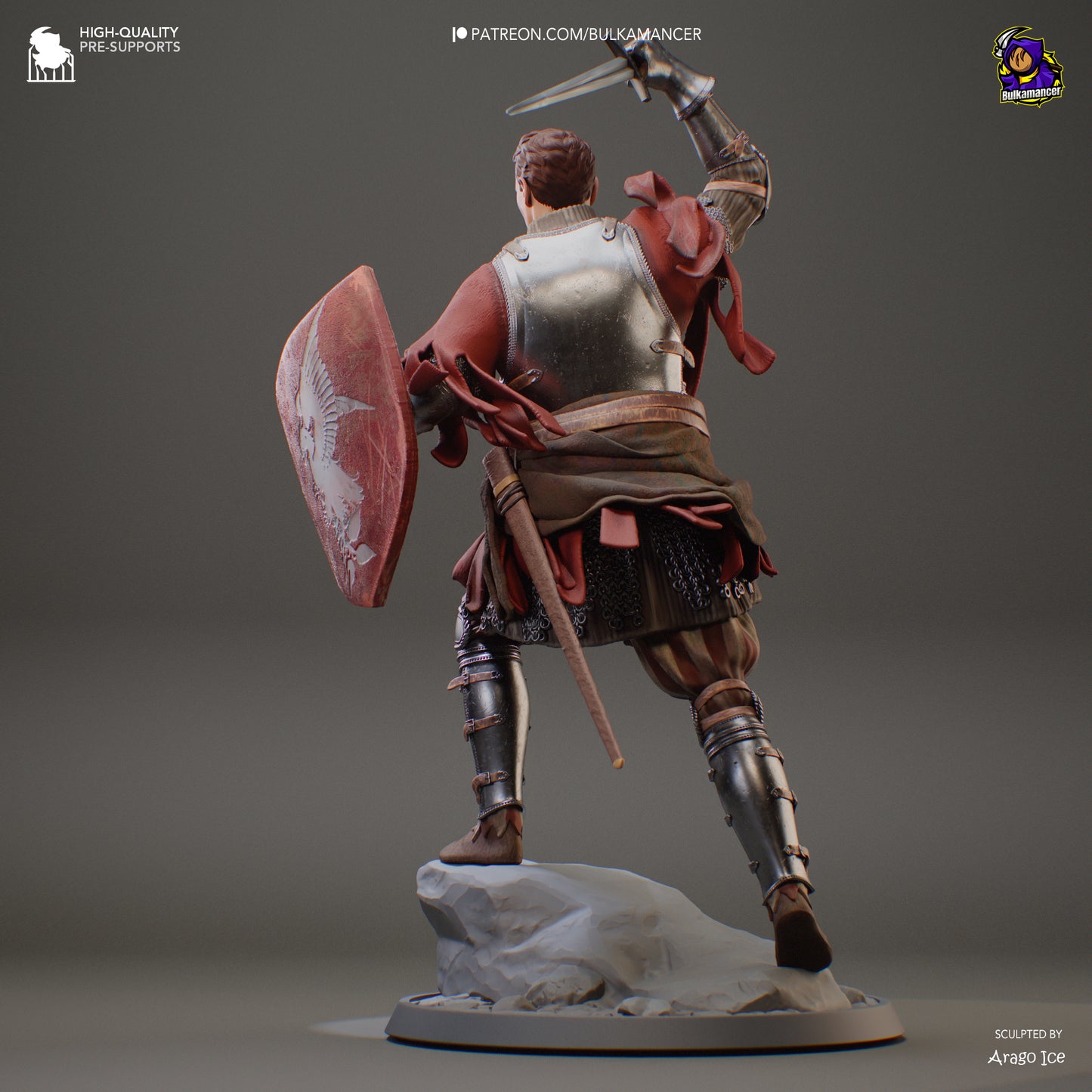 Local Hero | Resin Garage Kit Figure Game Fan Art | Bulkamancer Sculpts