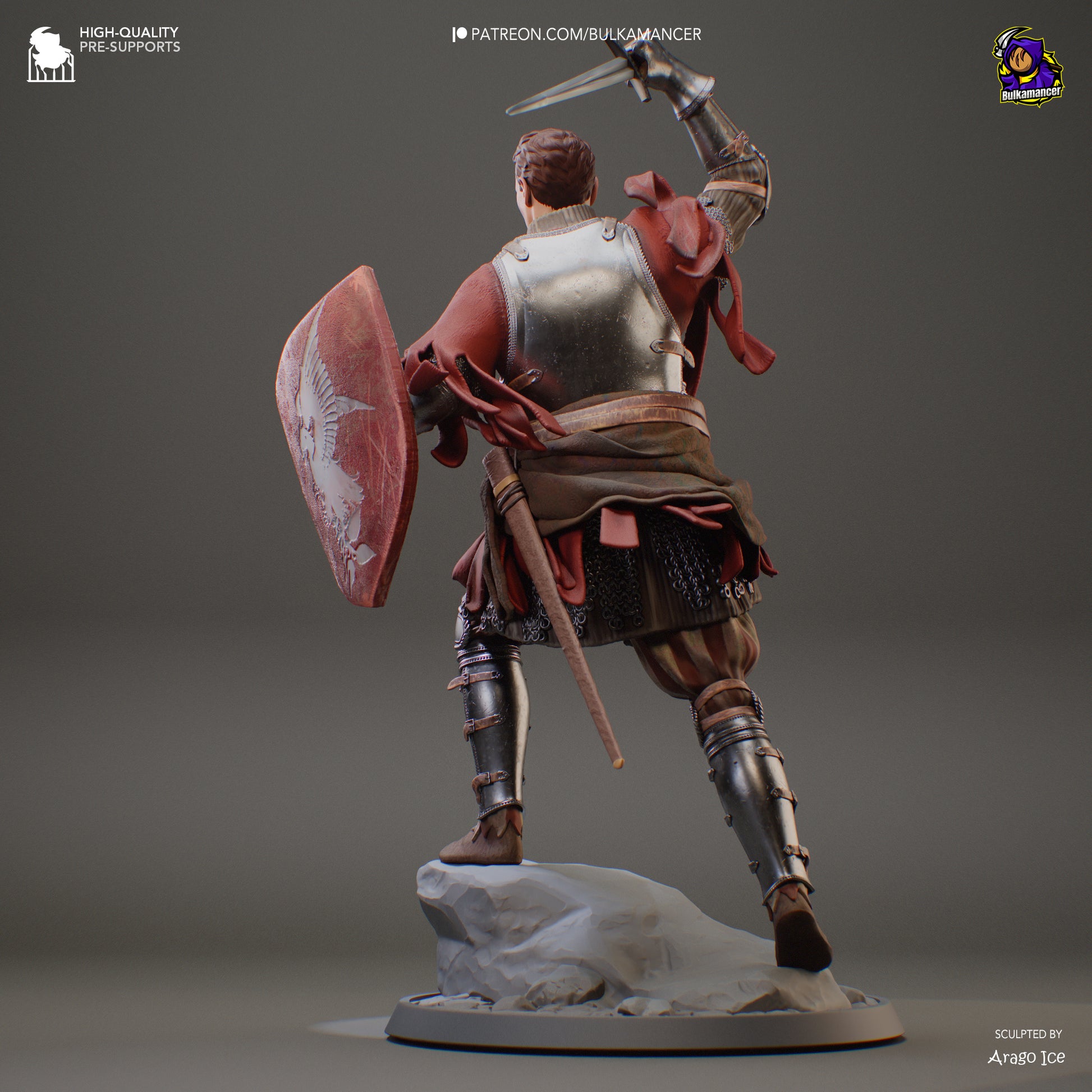 Local Hero | Resin Garage Kit Figure Game Fan Art | Bulkamancer Sculpts