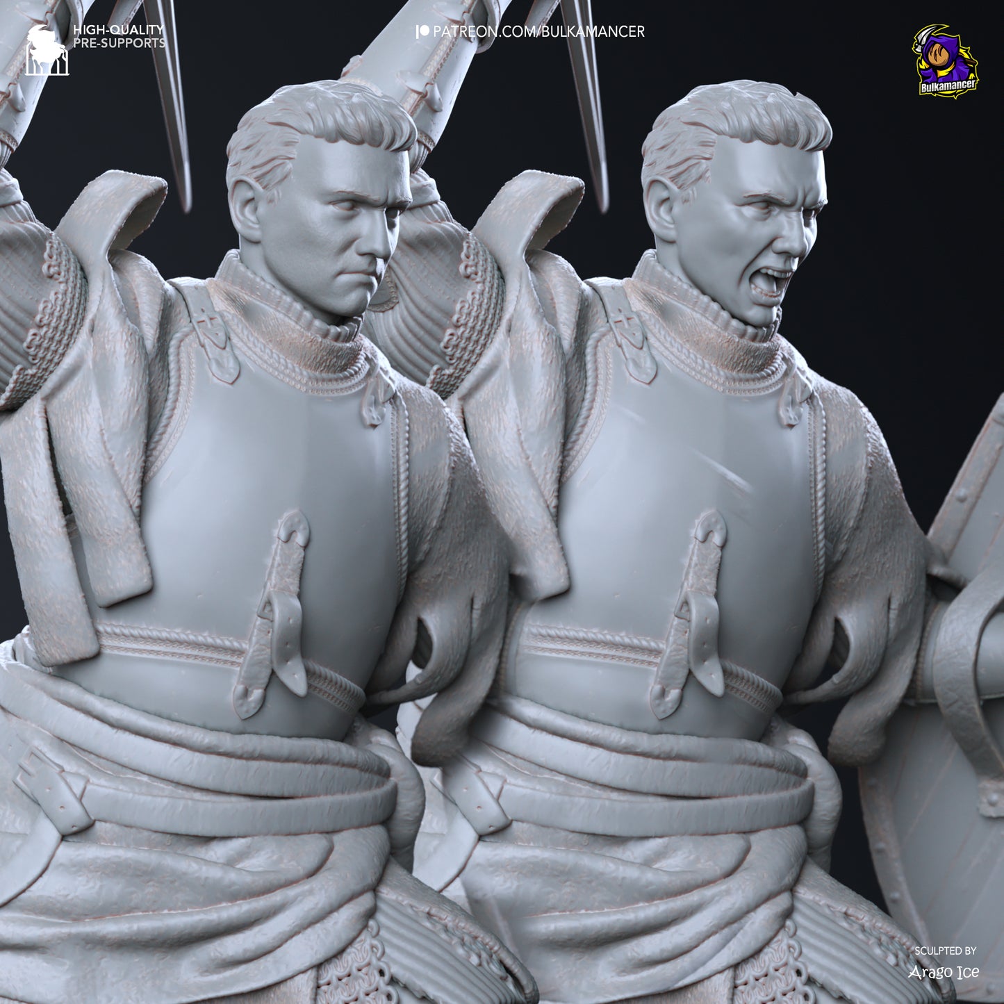 Local Hero | Resin Garage Kit Figure Game Fan Art | Bulkamancer Sculpts