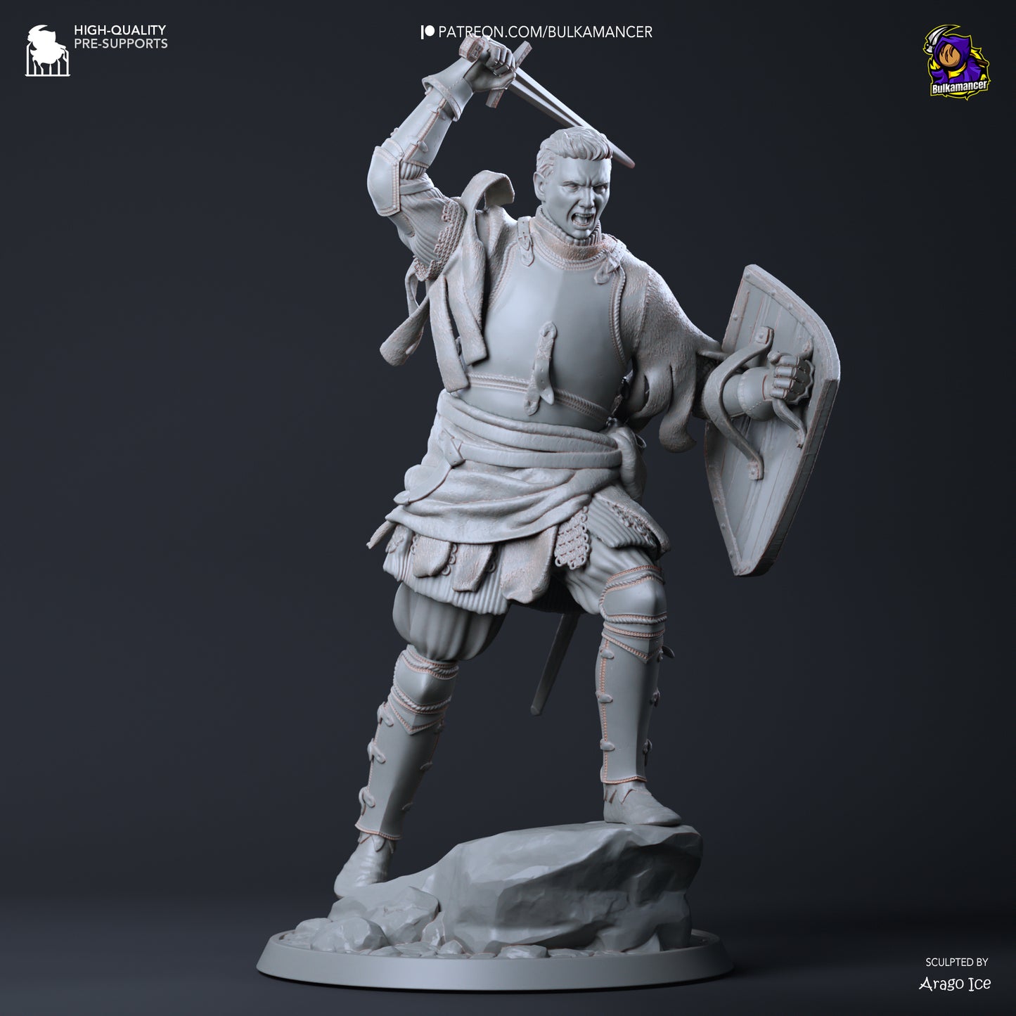 Local Hero | Resin Garage Kit Figure Game Fan Art | Bulkamancer Sculpts