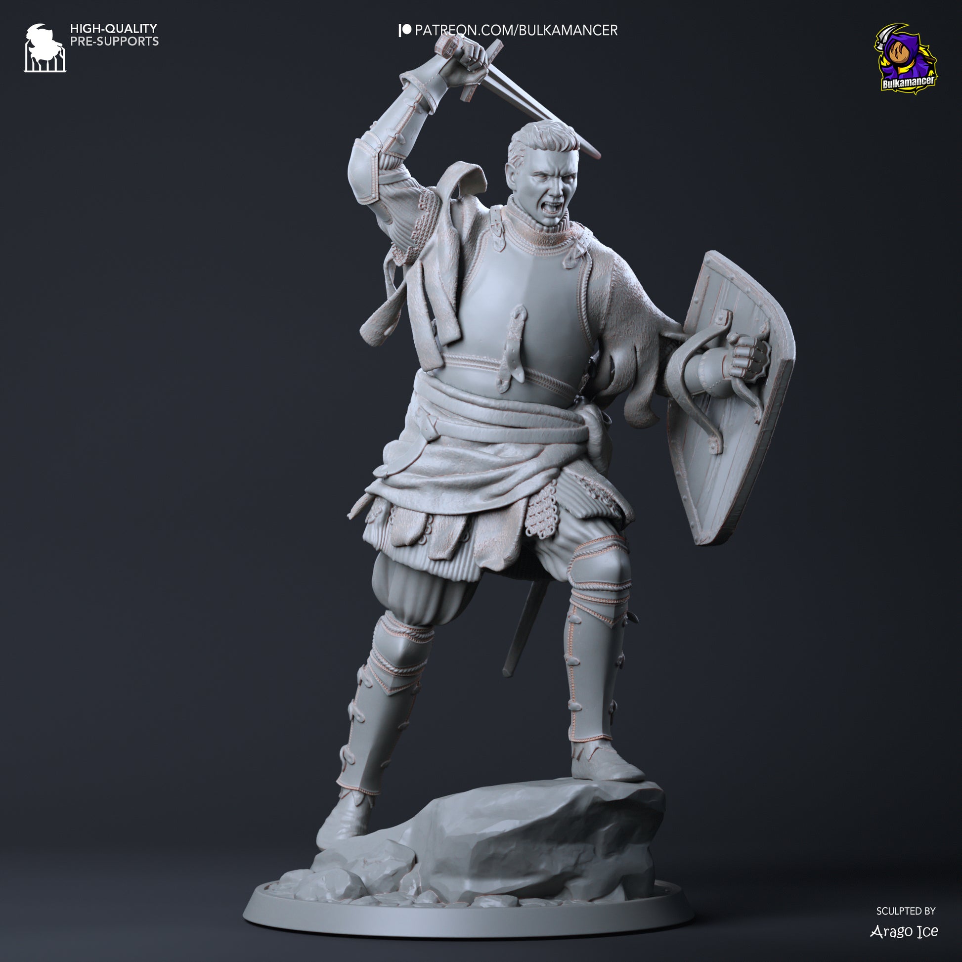 Local Hero | Resin Garage Kit Figure Game Fan Art | Bulkamancer Sculpts