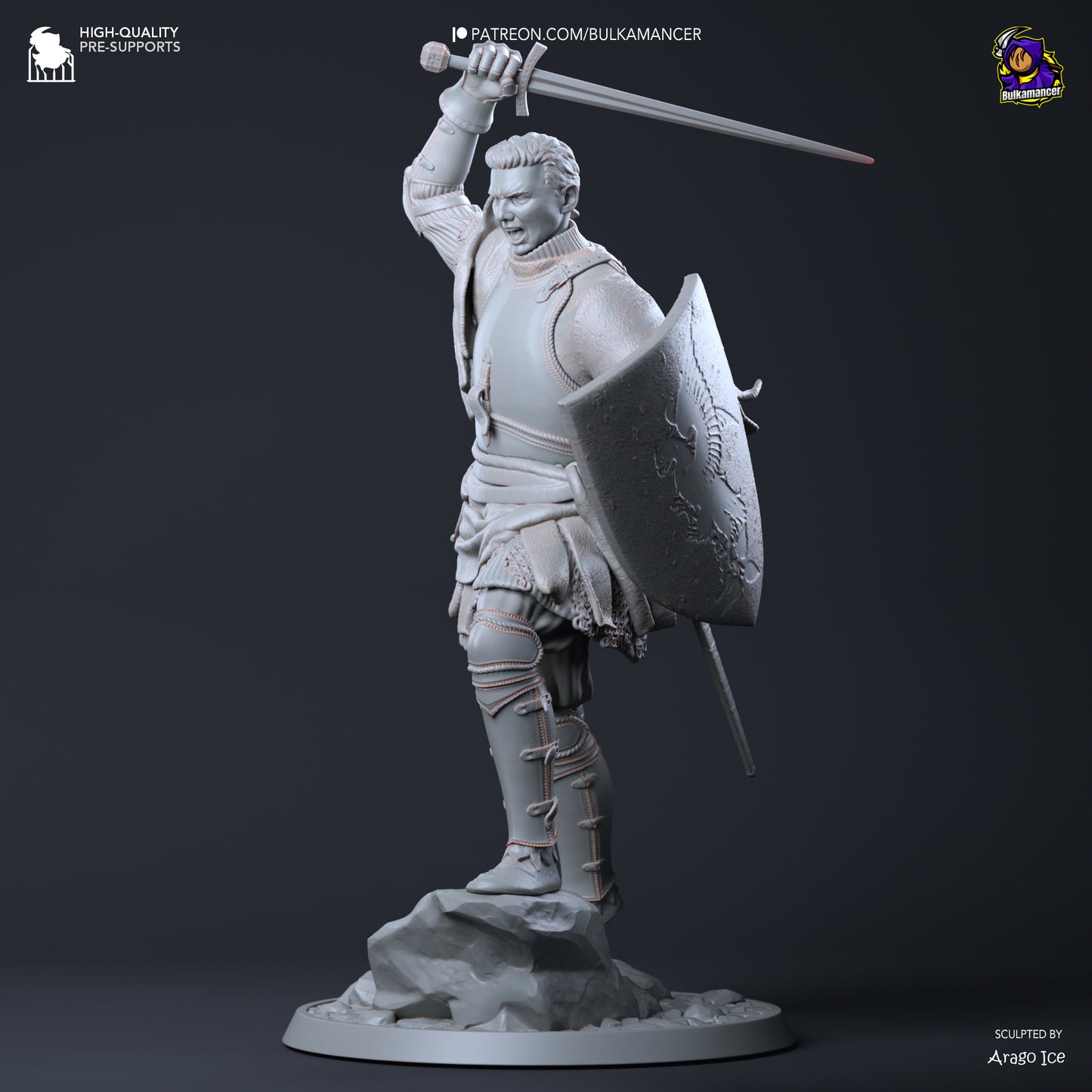 Local Hero | Resin Garage Kit Figure Game Fan Art | Bulkamancer Sculpts