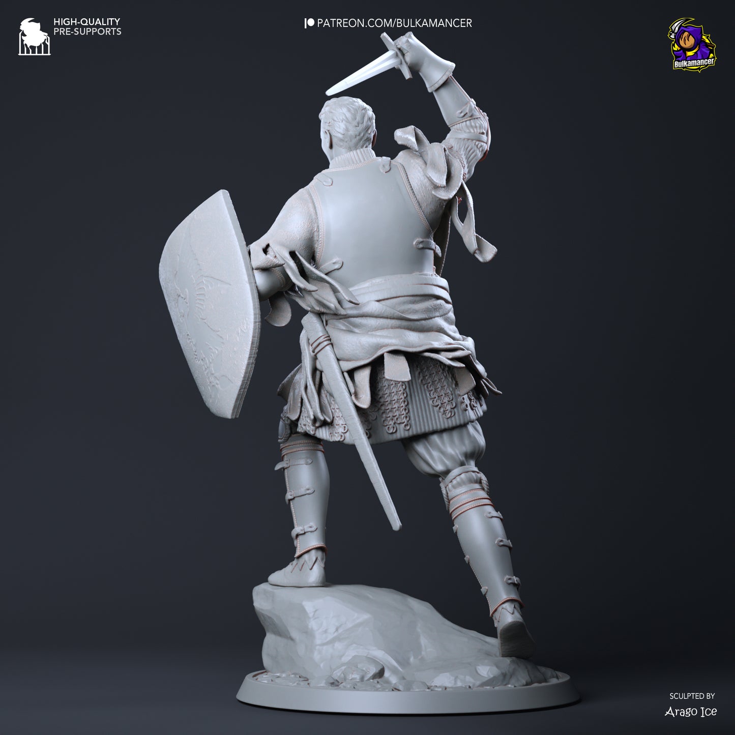Local Hero | Resin Garage Kit Figure Game Fan Art | Bulkamancer Sculpts