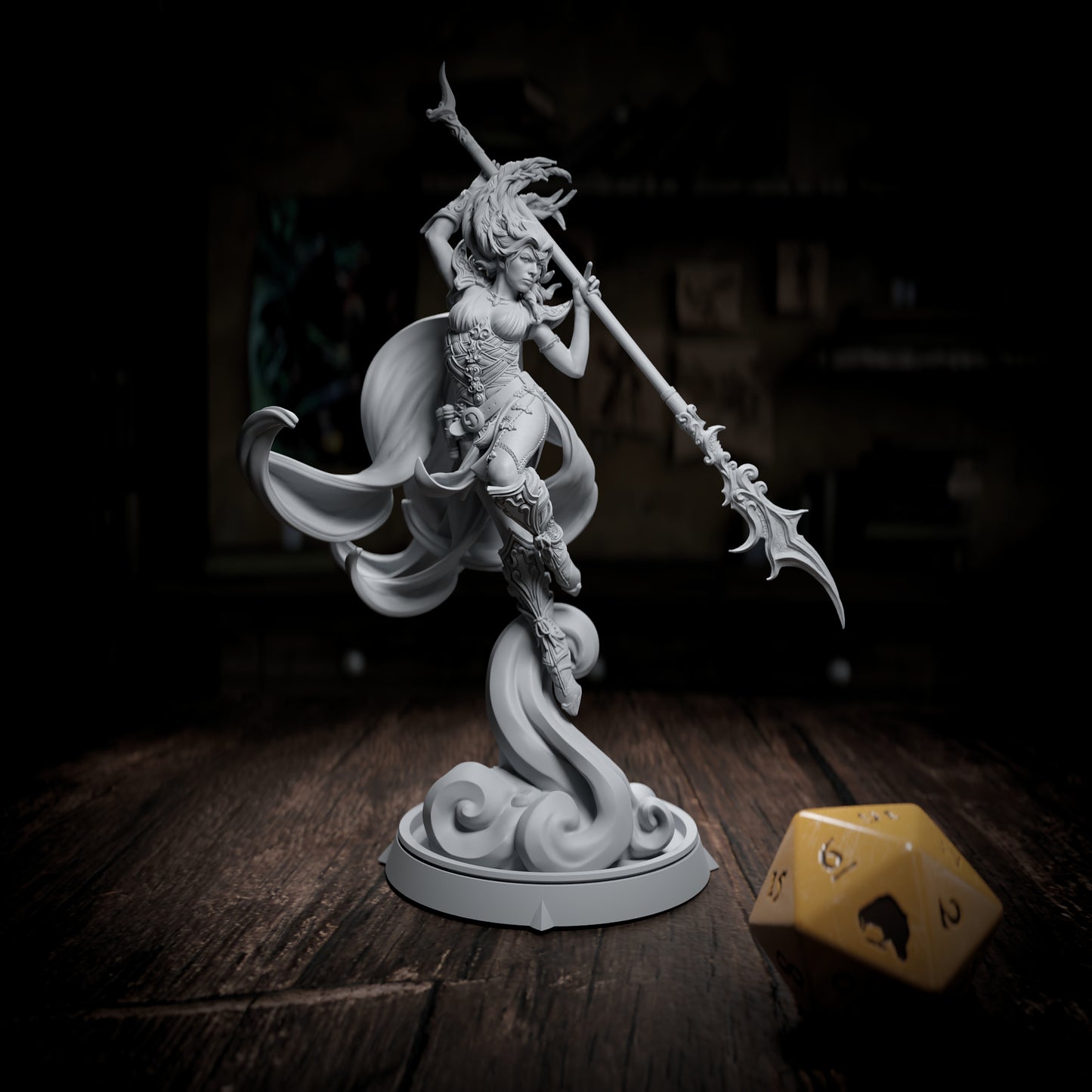 Asaria Miralana, Hero | DnD Miniature Character | Cripta Studios - Tattles Told 3D