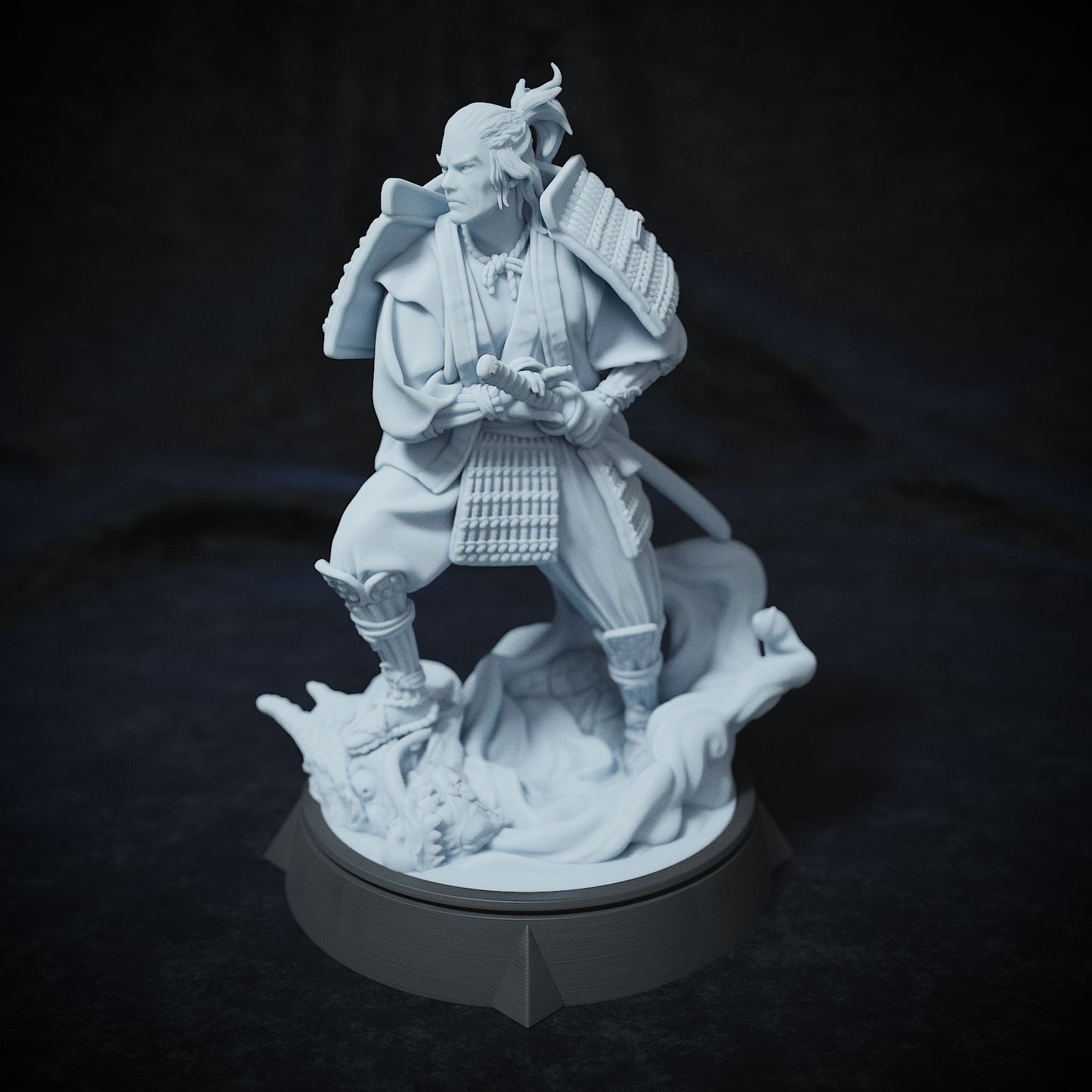 Hiraki Yoshida, Hero | DnD Miniature Character | Cripta Studios - Tattles Told 3D