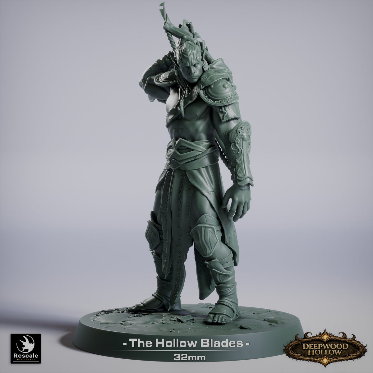 Dark Elves, The Hollow Blades | Deepwood Hollow | D&D TTRPG Miniature | Rescale Miniatures