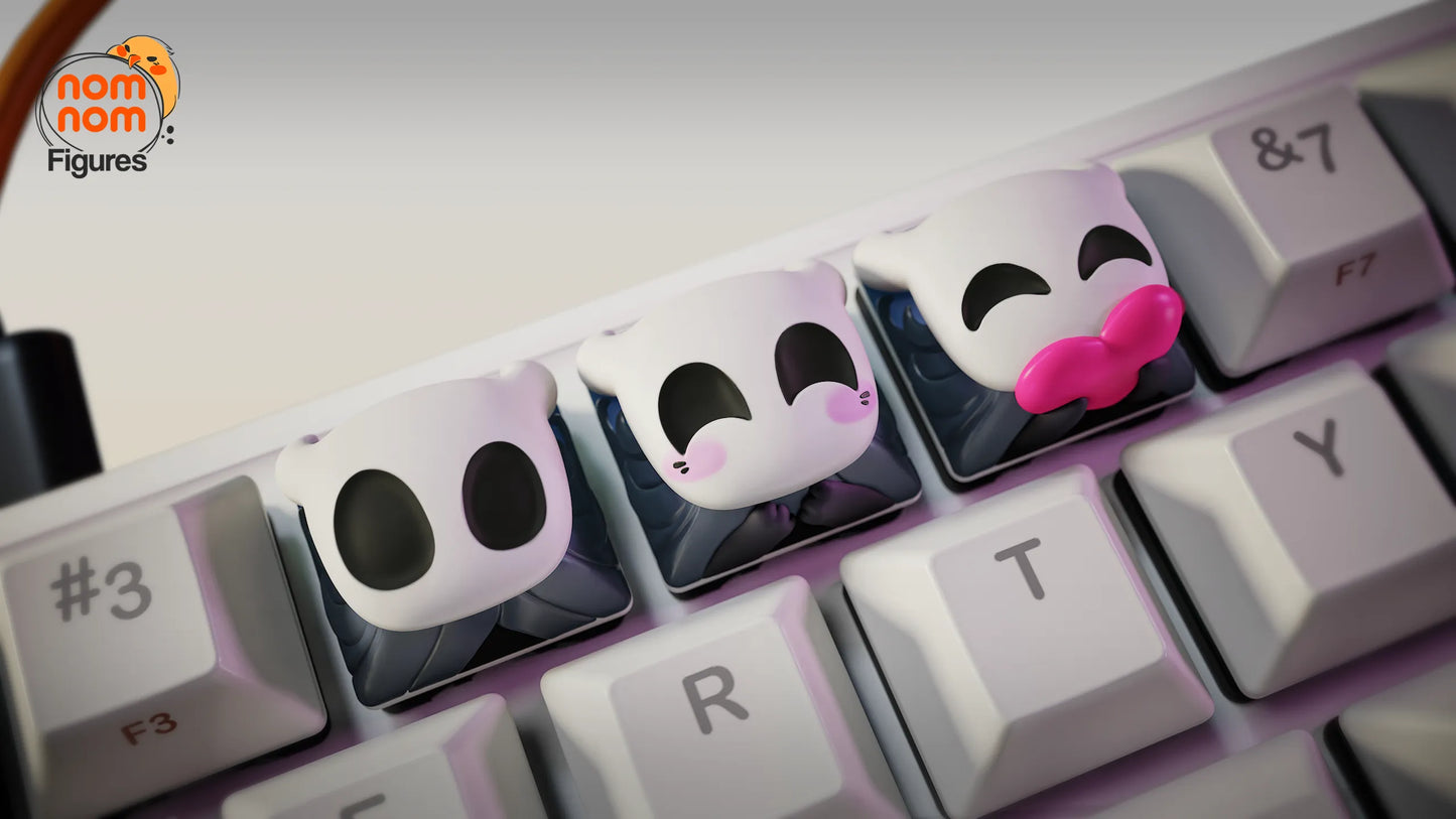 Keycaps - Little Knight | 3D Printed Resin Anime Fan Art | Nomnom Figures