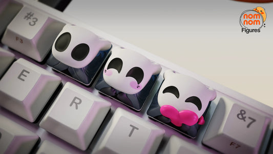 Keycaps - Little Knight | 3D Printed Resin Anime Fan Art | Nomnom Figures