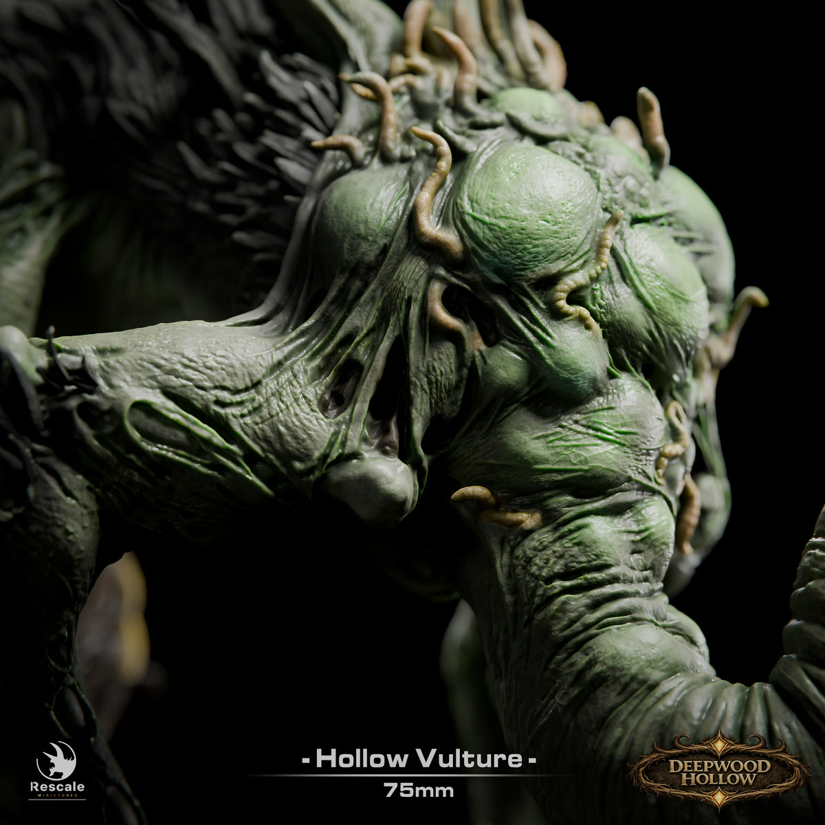 Devastador Ghoul, Banda de Guerra Ghoul No Muerto de Sangre Rota | ESCALA DE MESA | Miniatura de monstruo para D&D TTRPG | Reescalar Miniaturas