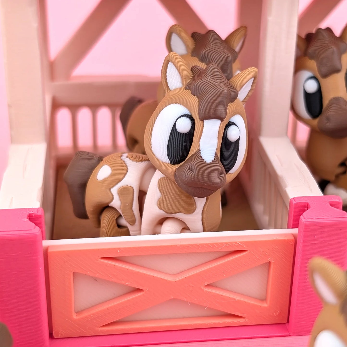 Flexi Horses & Stable Playset | 3DGOB - Tattles Told 3D
