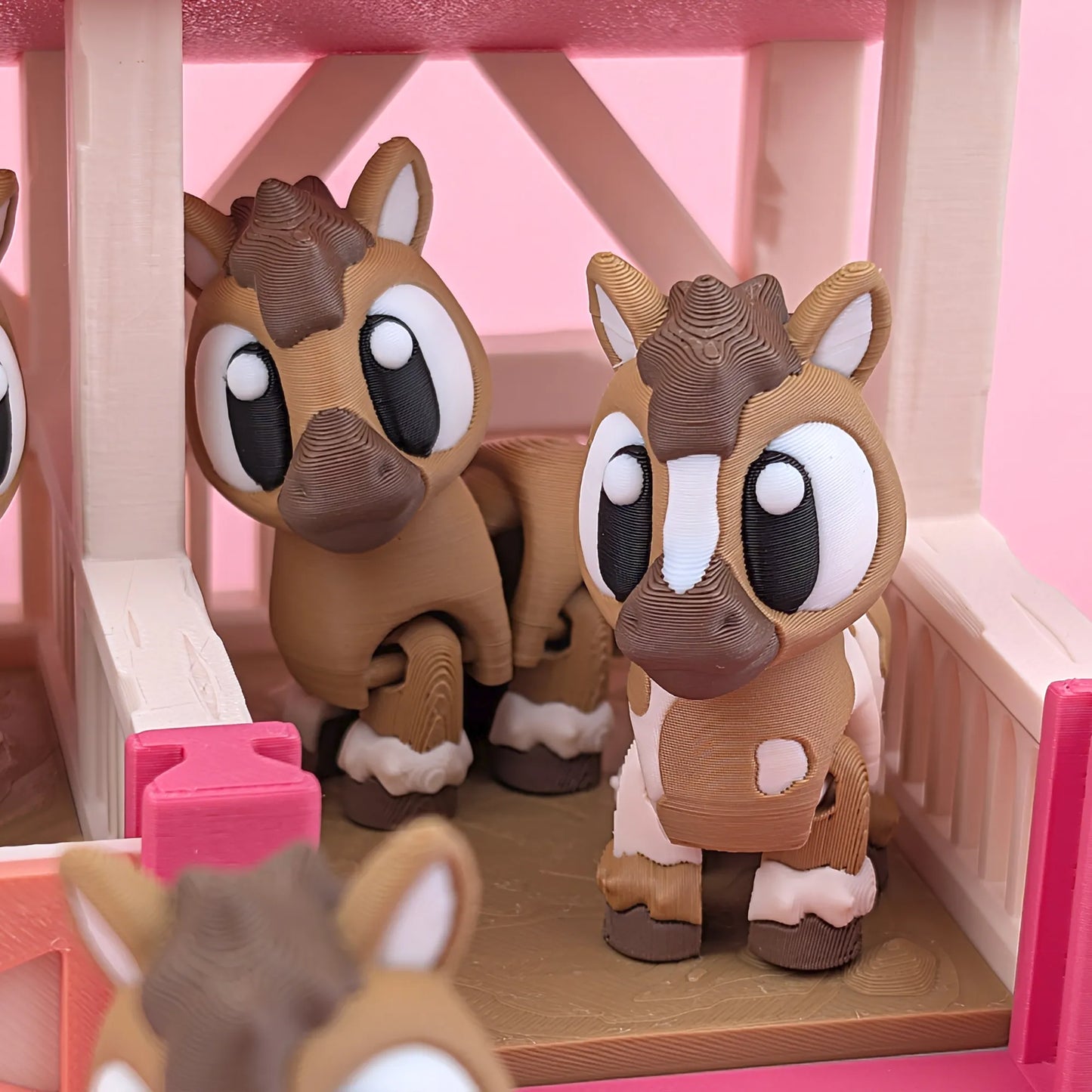 Flexi Horses & Stable Playset | 3DGOB - Tattles Told 3D