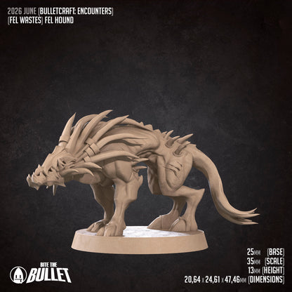 Fel Wastes Imps and Dread Stalker | D&D TTRPG Miniature | Bite the Bullet