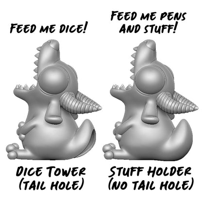 Hungry Kobold, Dice Roller or Stuff Holder | D&D TTRPG Game Accessory | Found Family Adventurecrafts (Copy)