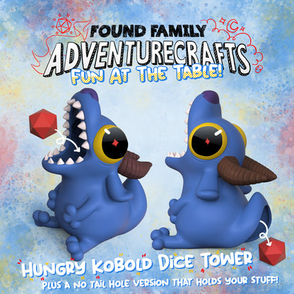 Hungry Kobold, Dice Roller or Stuff Holder | D&D TTRPG Game Accessory | Found Family Adventurecrafts (Copy)