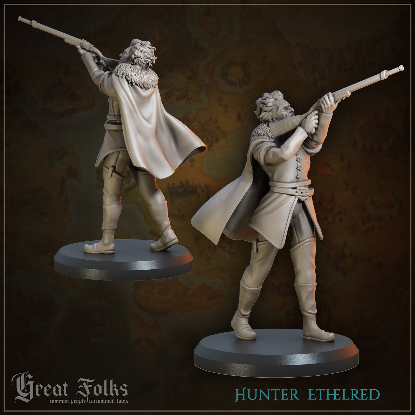 Great Folks, Part 1 | NPCs, Villagers, Nobles, Orphans, Criminals | Tabletop Gaming Miniatures Collection | Great Grimoire