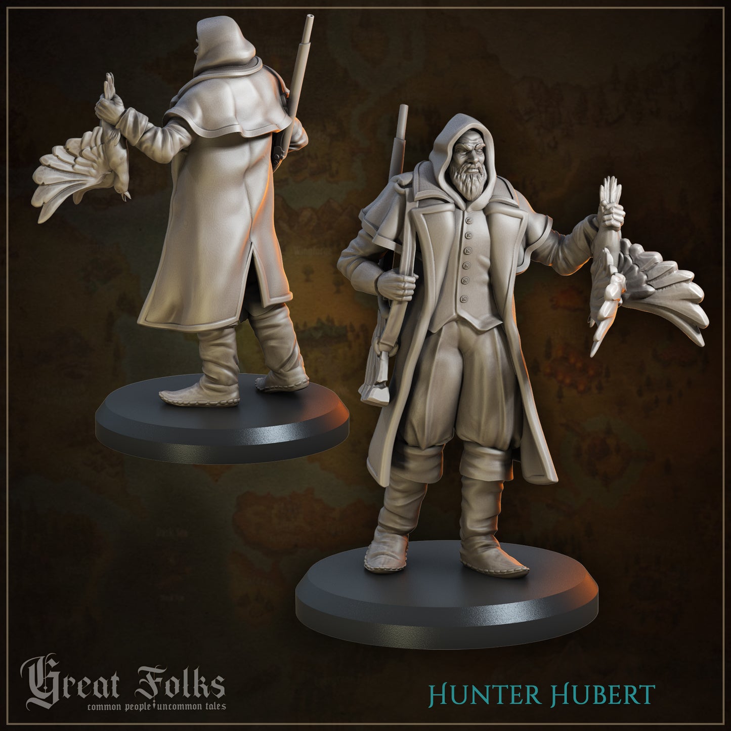 Great Folks, Part 1 | NPCs, Villagers, Nobles, Orphans, Criminals | Tabletop Gaming Miniatures Collection | Great Grimoire