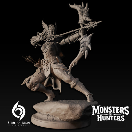 Seline, Elite Huntress Sharpshooter | Spirit of Resin Miniatures