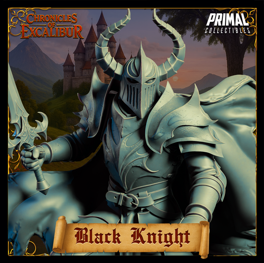 Knight Black Knight | Chronicles of Excalibur | Tabletop D&D Miniature | Primal Collectibles
