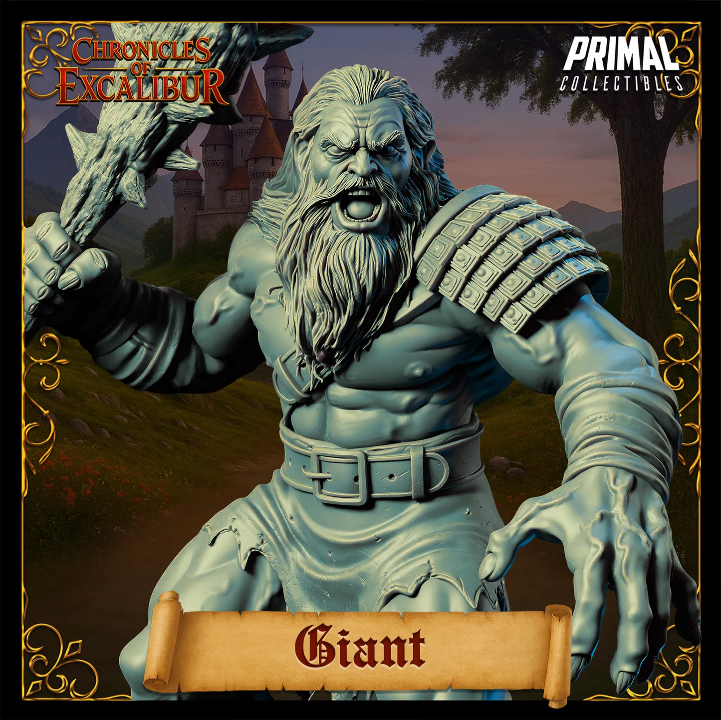 Mont Giant | Chronicles of Excalibur | Tabletop D&D Miniature | Primal Collectibles