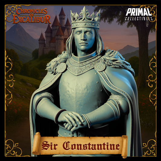 King Sir Constantine | Chronicles of Excalibur | Tabletop D&D Miniature | Primal Collectibles
