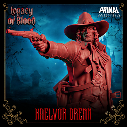 Hunter Kaelvor Drenn | Legacy of Blood | Tabletop D&D Miniature | Primal Collectibles