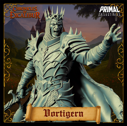 King Vortigern | Chronicles of Excalibur | Tabletop D&D Miniature | Primal Collectibles
