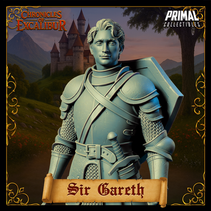 Caballero Sir Galahad | Crónicas de Excalibur | Miniatura D&D de Mesa | Primal Collectibles