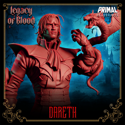Human Dareth | Legacy of Blood | Tabletop D&D Miniature | Primal Collectibles