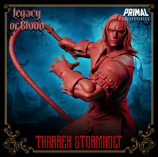 Human Tharrek Stormholt | Legacy of Blood | Tabletop D&D Miniature | Primal Collectibles