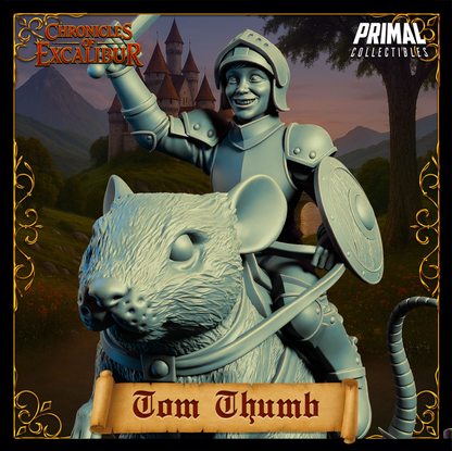 Knight Tom Thumb | Chronicles of Excalibur | Tabletop D&D Miniature | Primal Collectibles