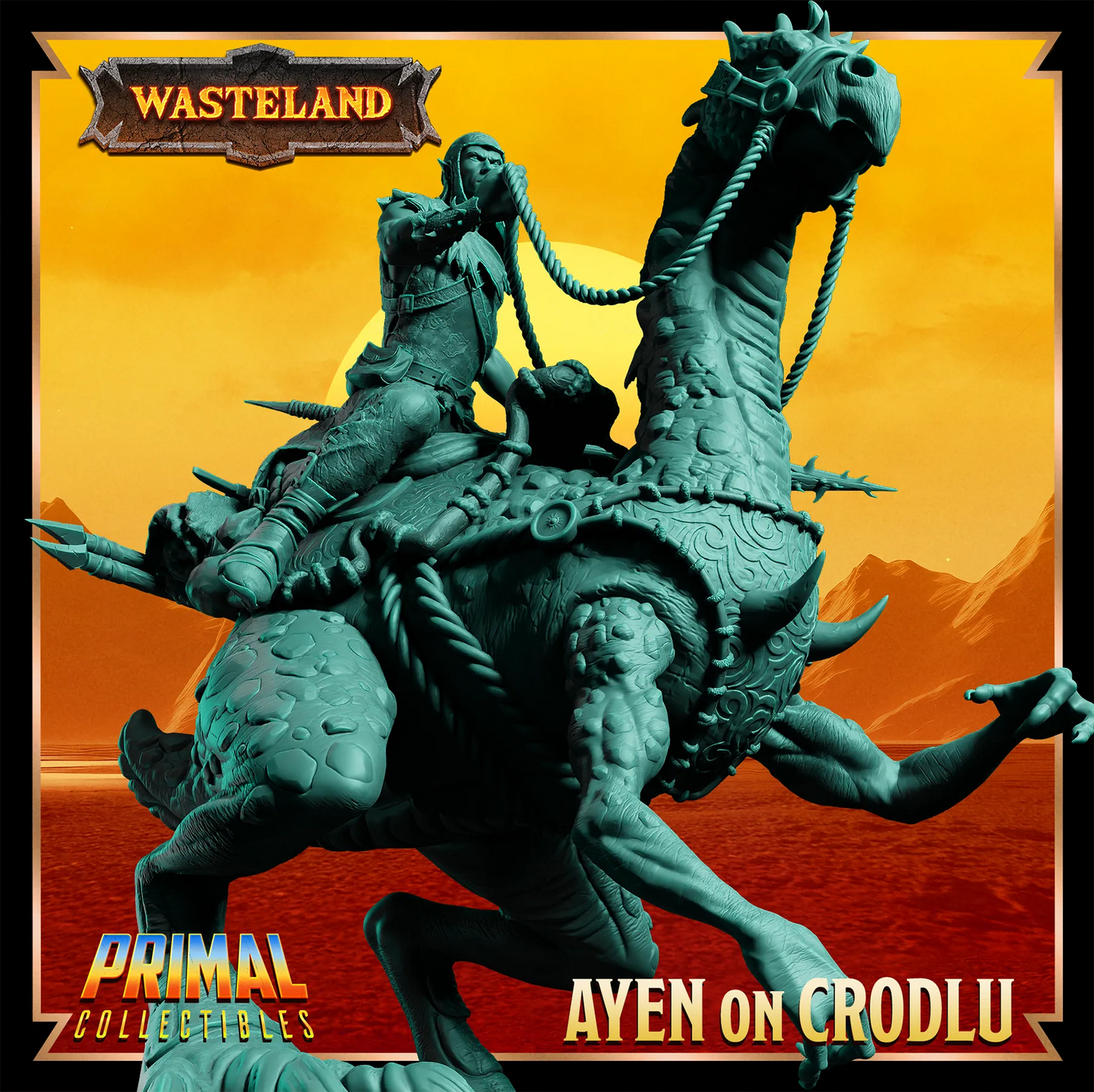 Crodlu Ayen | Wasteland | Tabletop Scale | TTRPG D&D Miniature | Primal Collectibles