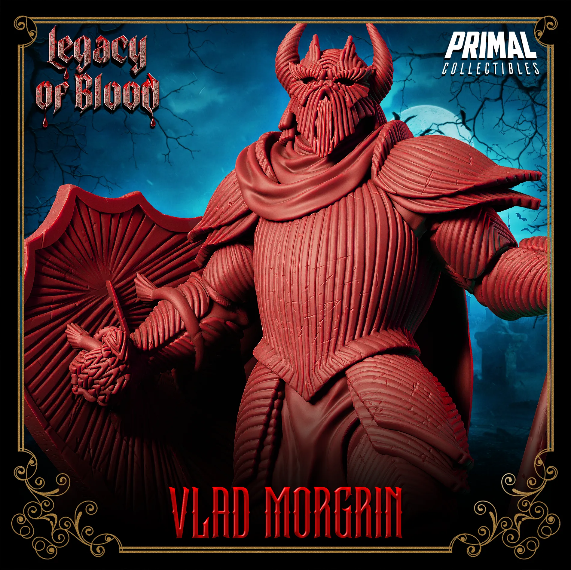Lord Vladmorgrin | Legacy of Blood | Tabletop D&D Miniature | Primal Collectibles
