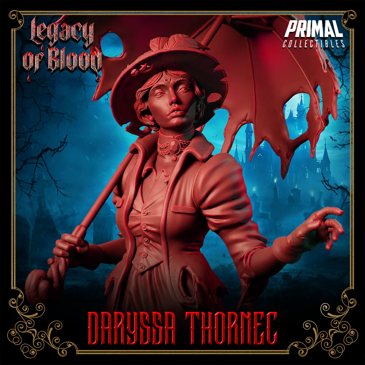 Spirit Daryssa Thornec, Ghost | Legacy of Blood | Tabletop D&D Miniature | Primal Collectibles