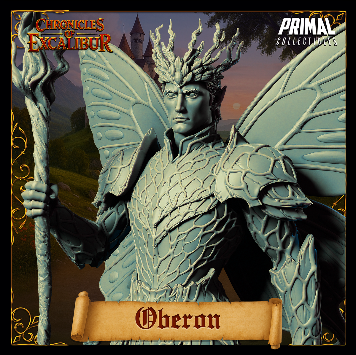 Fairy Oberon | Chronicles of Excalibur | Tabletop D&D Miniature | Primal Collectibles