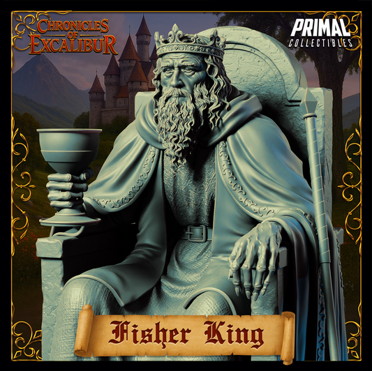 King Fisher King | Chronicles of Excalibur | Tabletop D&D Miniature | Primal Collectibles