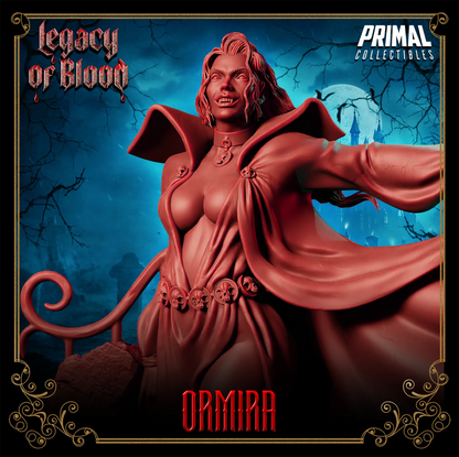 Darklord Ormira | Legacy of Blood | Tabletop D&D Miniature | Primal Collectibles