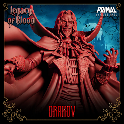 Big Drakov Dracula | Legacy of Blood | D&D Game Fanart | Primal Collectibles