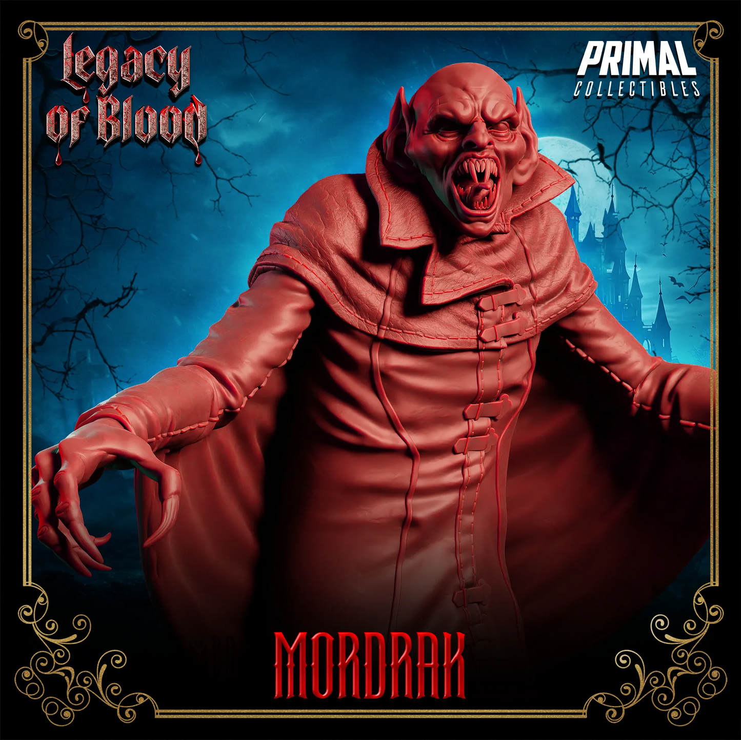 Nosferatu Mordrak | Legacy of Blood | Tabletop Scale | TTRPG D&D Miniature | Primal Collectibles