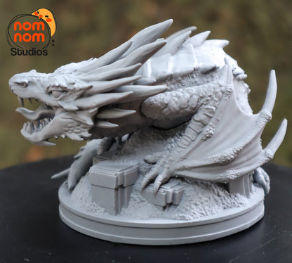 Chibi Greedy Dragon | Resin Garage Kit Figure Anime Fan Art | Nomnom Figures